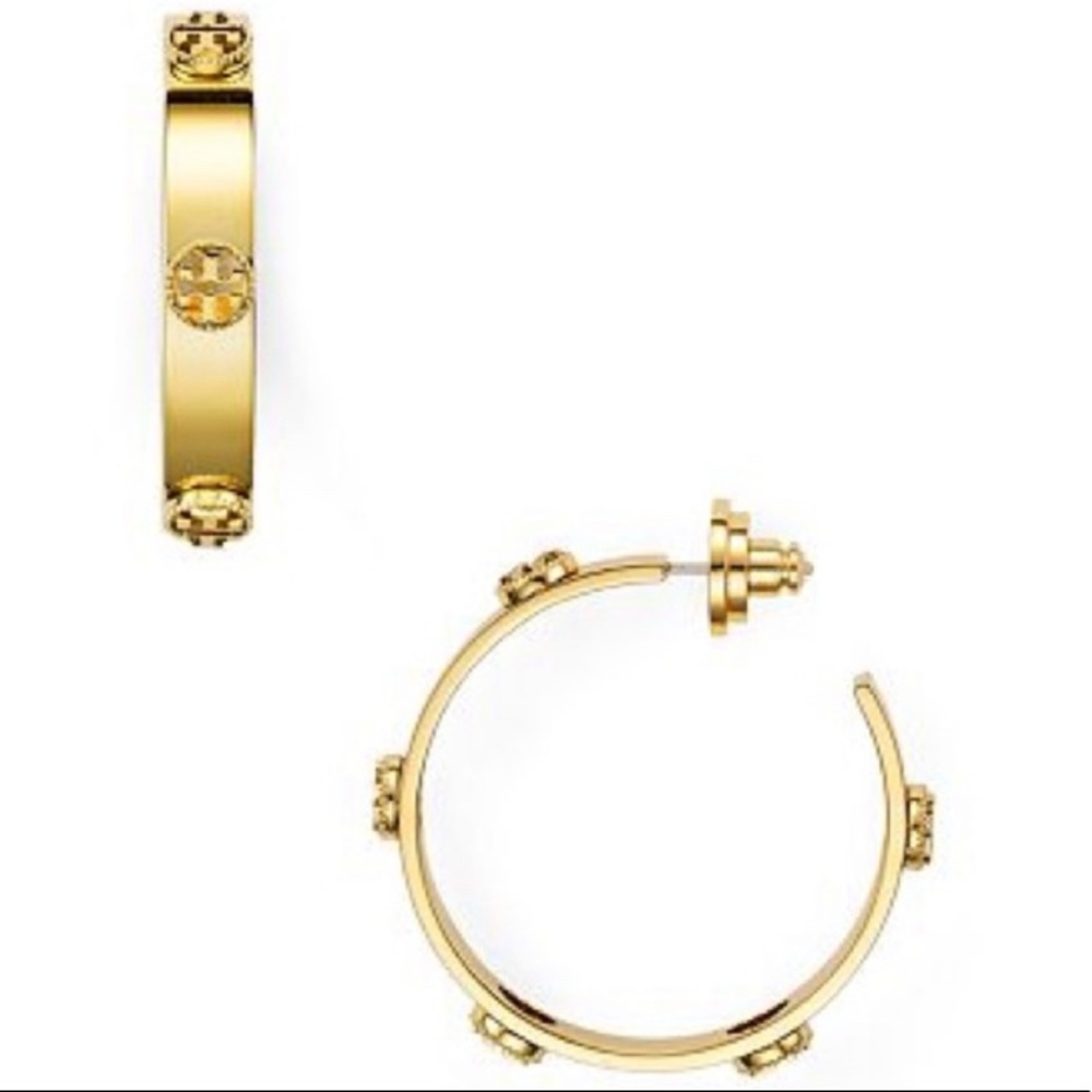 Tory Burch Migrain Hoop Earrings
